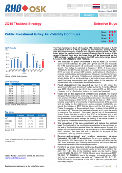 2Q15 Thailand Strategy Selective Buys Public
