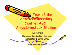 Aripo Livestock Station Virtual Tour of the Artificial Breeding Centre