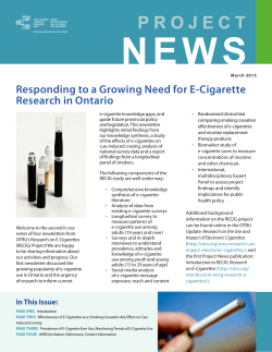 ecig_newsletter2_web - Ontario Tobacco Research Unit
