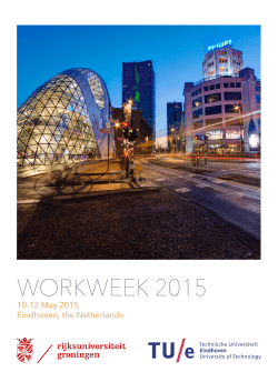 WORKWEEK 2015 - Otto Research Group
