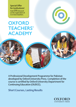 OTA Brochure - Oxford University Press
