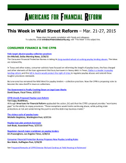 Mar 27 2015 - Americans for Financial Reform