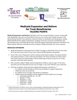 Medicaid Expansion-TALKING POINTS-3 23 15