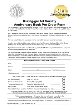 KAS Book Order Form - Ku-Ring