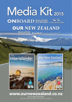 Media Kit - Our New Zealand