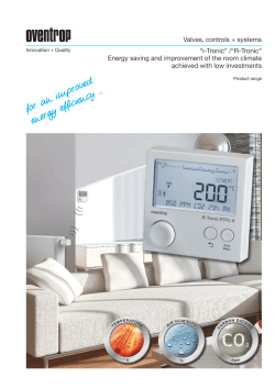 âR-Tronicâ Energy saving and improvement of the room