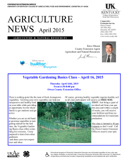 April 2015 - Owen County Cooperative Extension