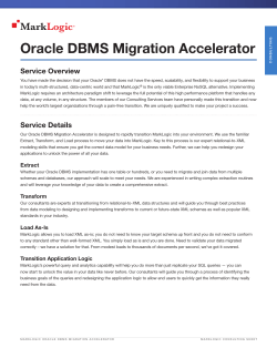 Oracle DBMS Migration Accelerator