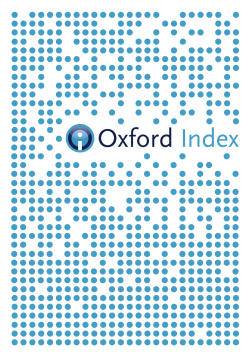 Read the brochure - Oxford Index