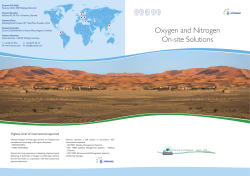 Oxygen and Nitrogen On-site Solutions