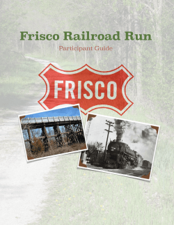 Frisco Railroad Run - Ozark Mountain Ridge Runners