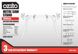 MITRE SAW STAND - Amazon Web Services