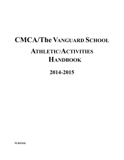 Athletics-Activities Handbook