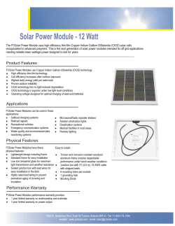 pdf specs - P3 Solar