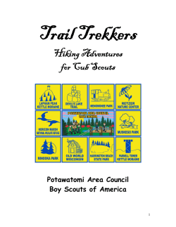 TrailTrekkersProgram - Potawatomi Area Council