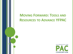 moving forward: tools and resources to advance