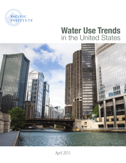 Water Use Trends in the United States