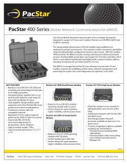 PacStar MNCK data sheet