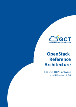 OpenStack Reference Architecture
