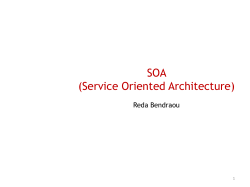 SOA (Service Oriented Architecture)