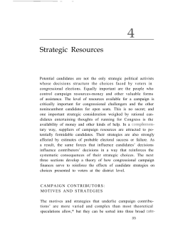 Ch 4: Strategic Resources