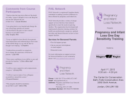Pregnancy and Infant Loss One Day Sensitivity