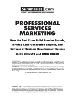Professional Services Marketing