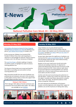 PCA e-News NPCW 26 May 2015
