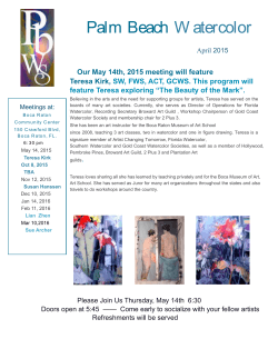 May 2015 Newsletter - palmbeachwatercolorsociety.org