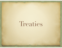 treaties