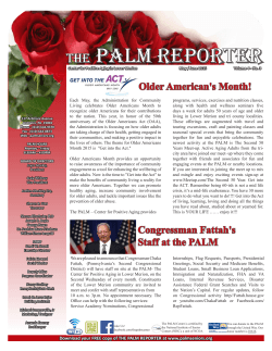 PALM Reporter Issue May-June 2015