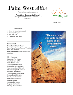Palm West Alive - Palm West Community Church