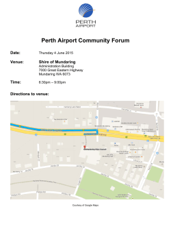 Agenda - Perth Airports Municipalities Group Inc.