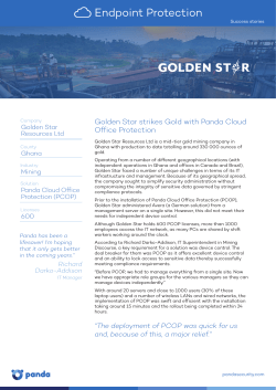 Golden Star strikes Gold with Panda Cloud Office