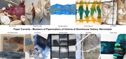 Paper Currents - Members of Papermakers of Victoria at