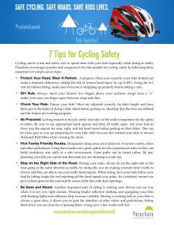 7 Tips for Cycling Safety