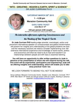 An interactive afternoon exploring Consciousness and the Healing
