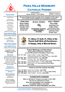 Vol_12_No_11._5th_April_2015E - Para Hills Modbury Catholic