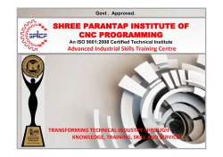 Brochure - Shree Parantap Institute of CNC Programming