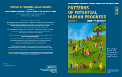 PATTERNS OF POTENTIAL HUMAN PROGRESS