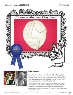 Picasso - Abstract Clay Face - Parenting Special Needs Magazine