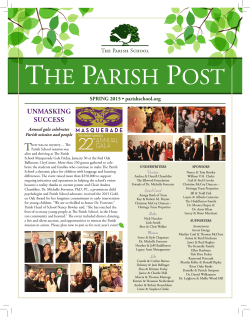 Parish Post Spring 2015