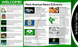 Read Latest Bulletin - Park Avenue Baptist Church