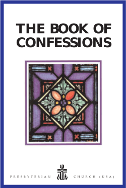 2003 Book of Confessions - Park Central Presbyterian Church