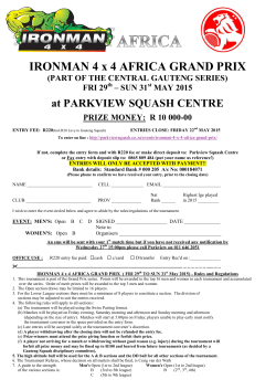 Ironman Grand Prix Entry form 2015
