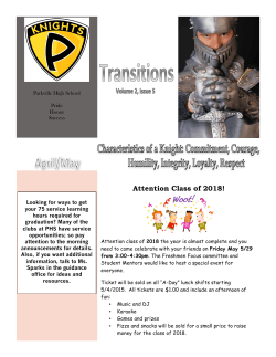 Check Out the April/May Freshman Knewsletter!