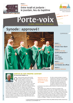 Synode : approuvÃ© ! - le site de la Paroisse de Mouvaux