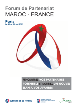 Forum de partenariat Maroc France