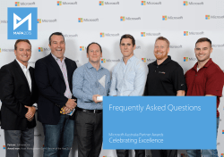 Awards FAQ - Microsoft