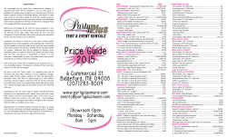 Our Prices - Party Plus Tent & Event Rentals